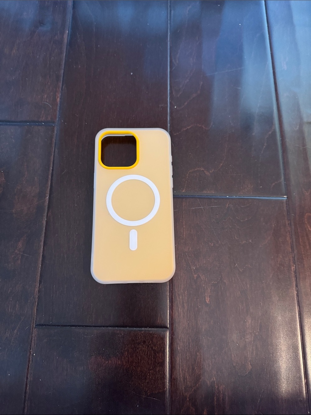 iPhone 15 pro max Yellow MagSafe-Compatible Case